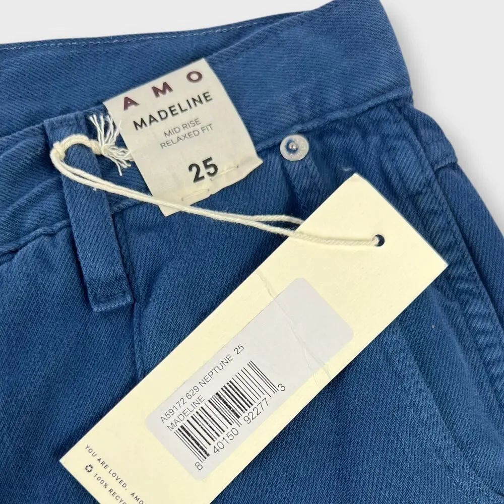Anthropologie AMO Madeline Joggers in Neptune Size 25 NEW - Picture 9 of 11